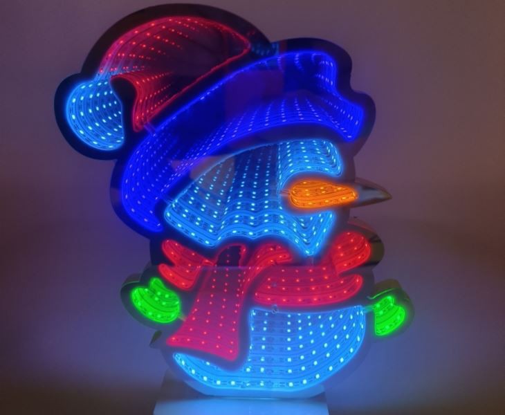 Snowman Patch Light Ornaments